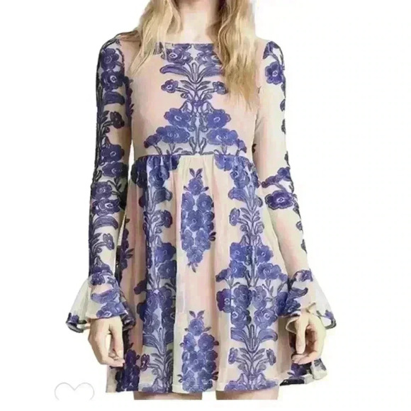 For Love & Lemons “Temecula Mini Dress” Large New Without Tags - Picture 6 of 14
